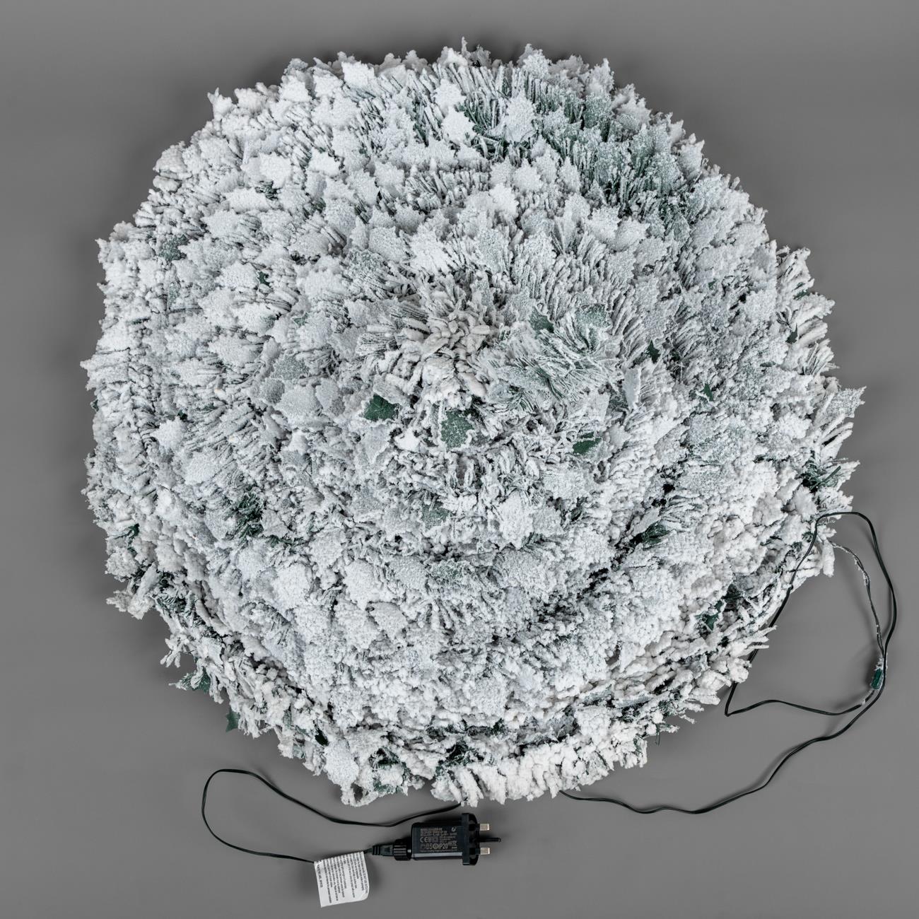 5ft (150cm) Prelit Holly Flock Pop Up Tree
