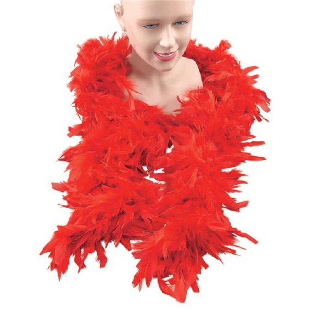 Red Feather Boa