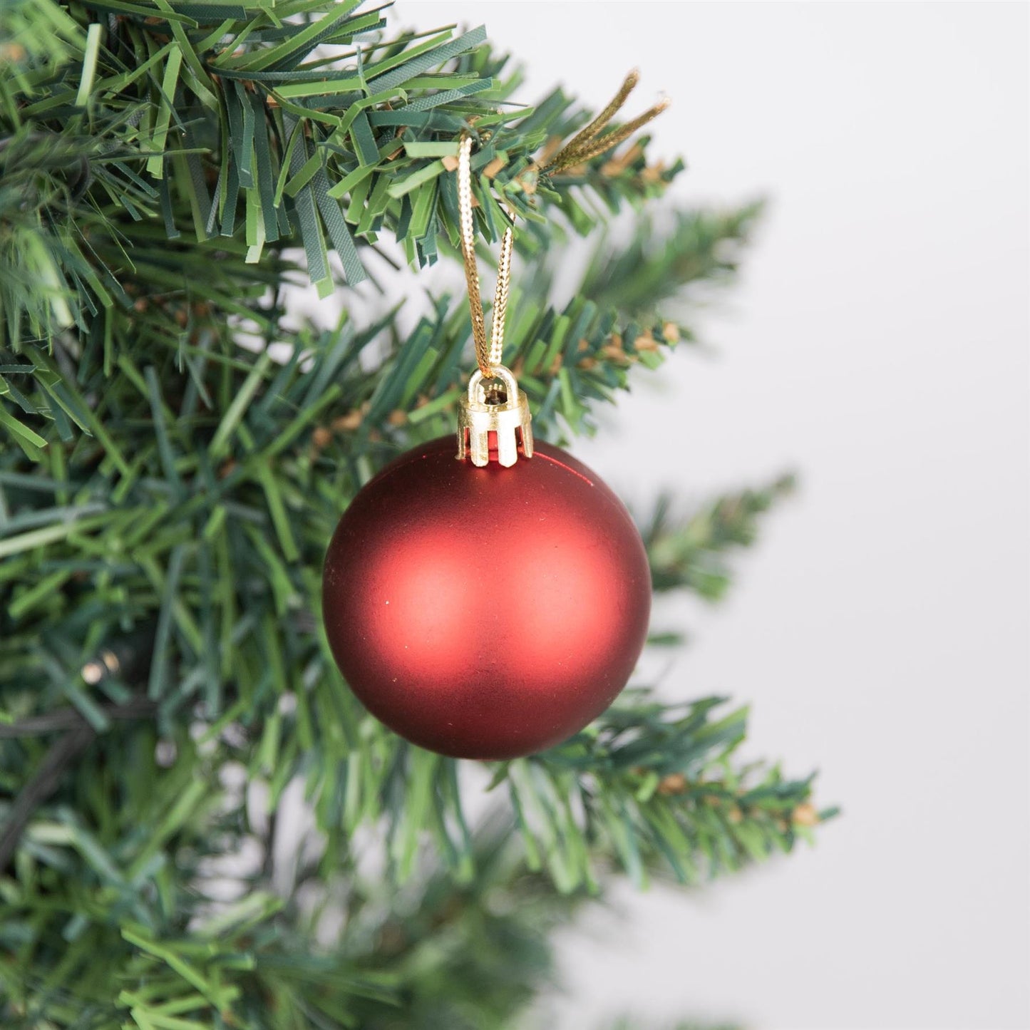 Dark Red Baubles 5CM 9PCS