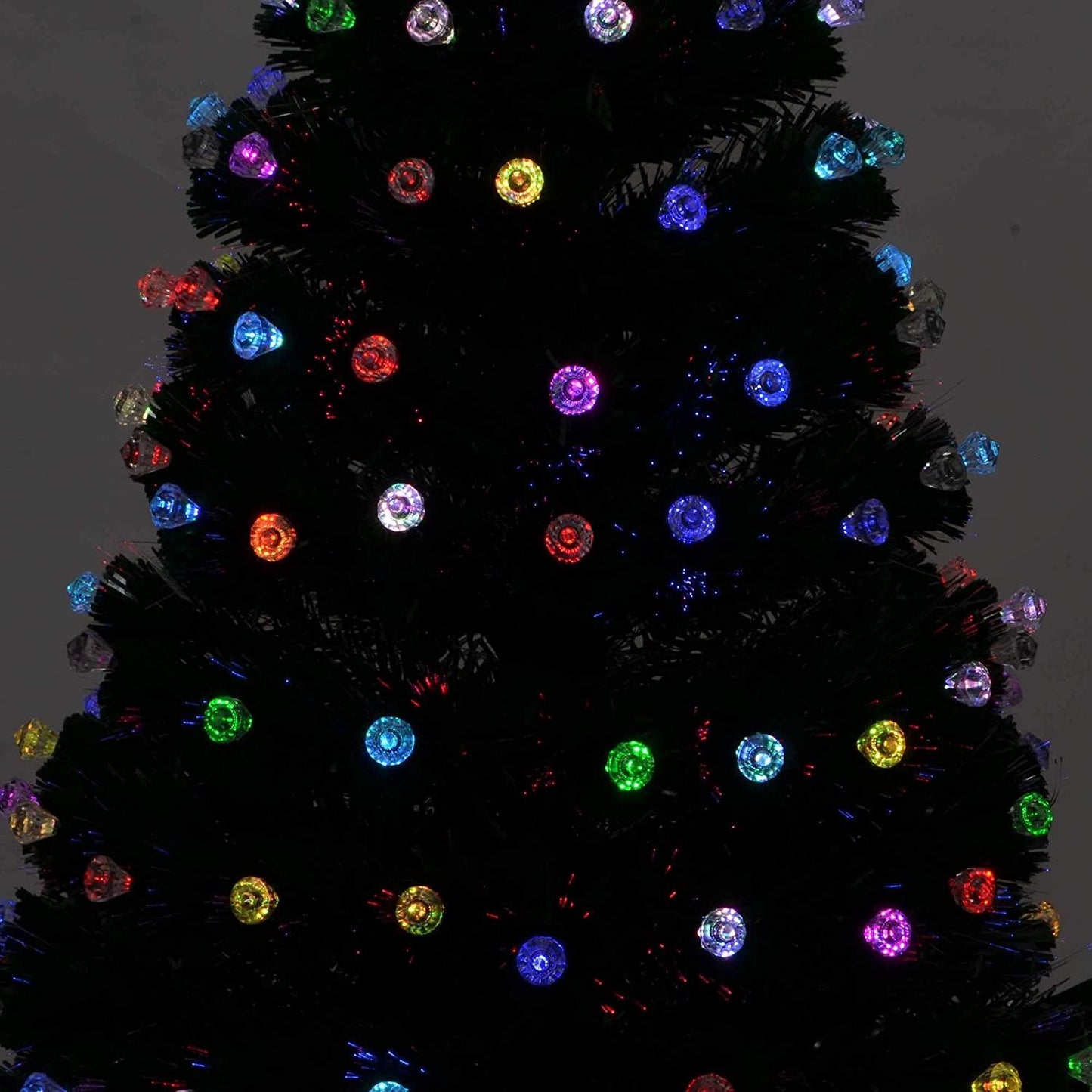 6ft Aurora LED Fibre Optic Christmas Tree