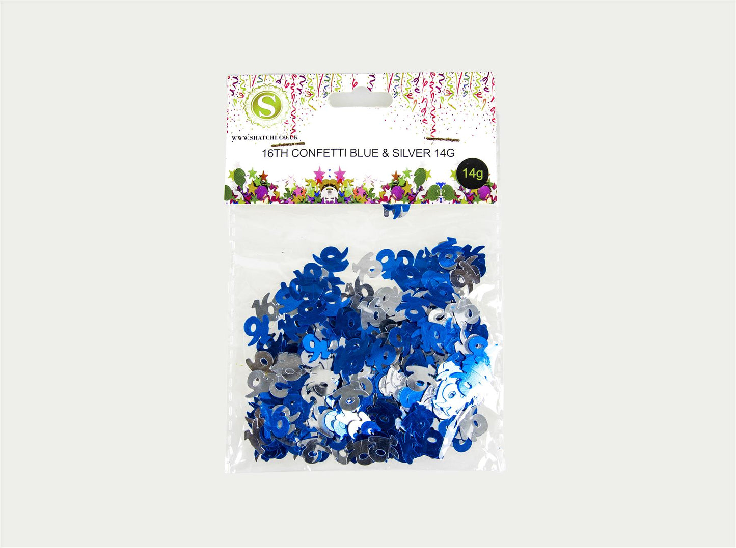 4 x 14g Blue Age 16th Birthday Confetti