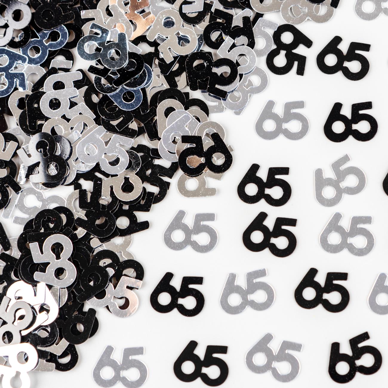 4 packs 65th Confetti