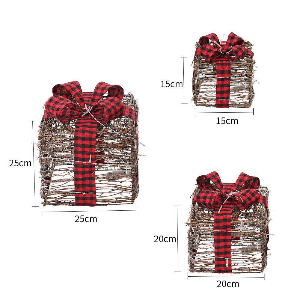Rattan Gift Box with 20 LED