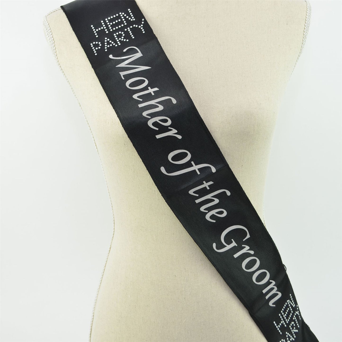 Shatchi Mother of the Groom Black Sash