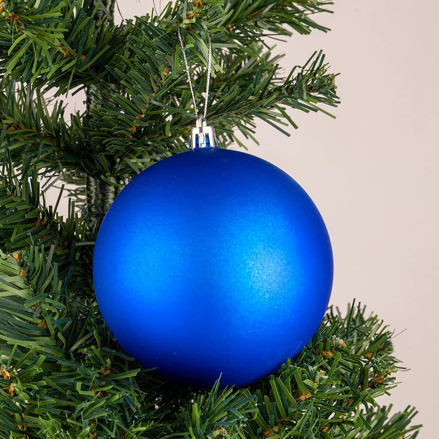 BAUBLES BLUE 10CM - 3pcs Set