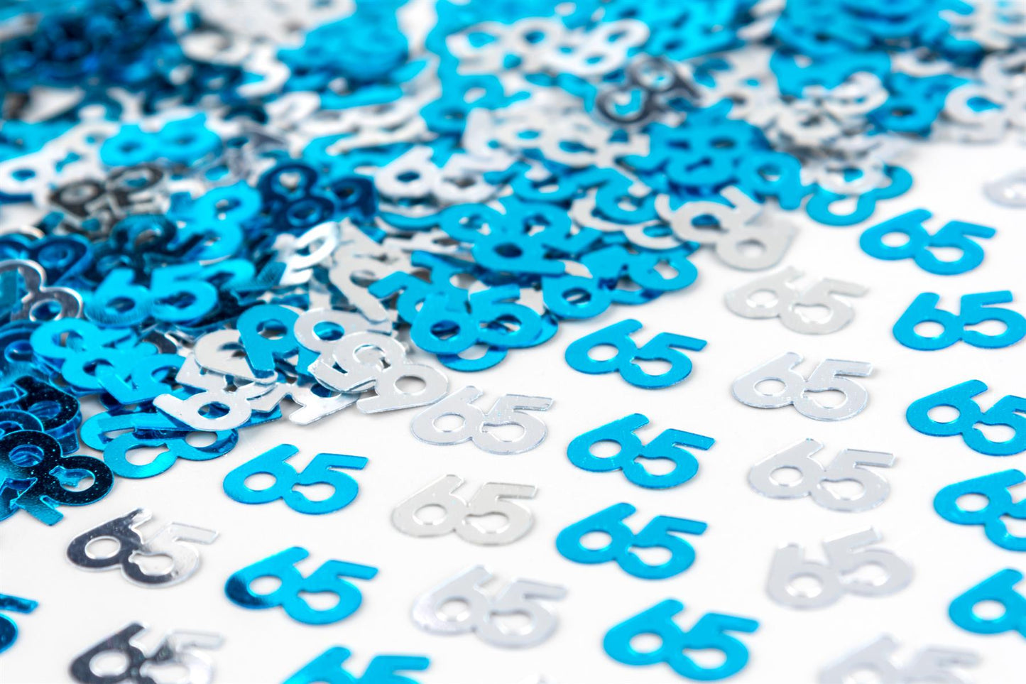 65th Confetti Blue/Silver - 4 Packs, 14g Each