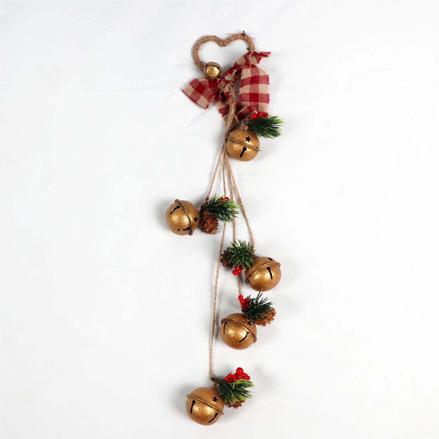 Hanging Decorations with Golden Bells (46cm)