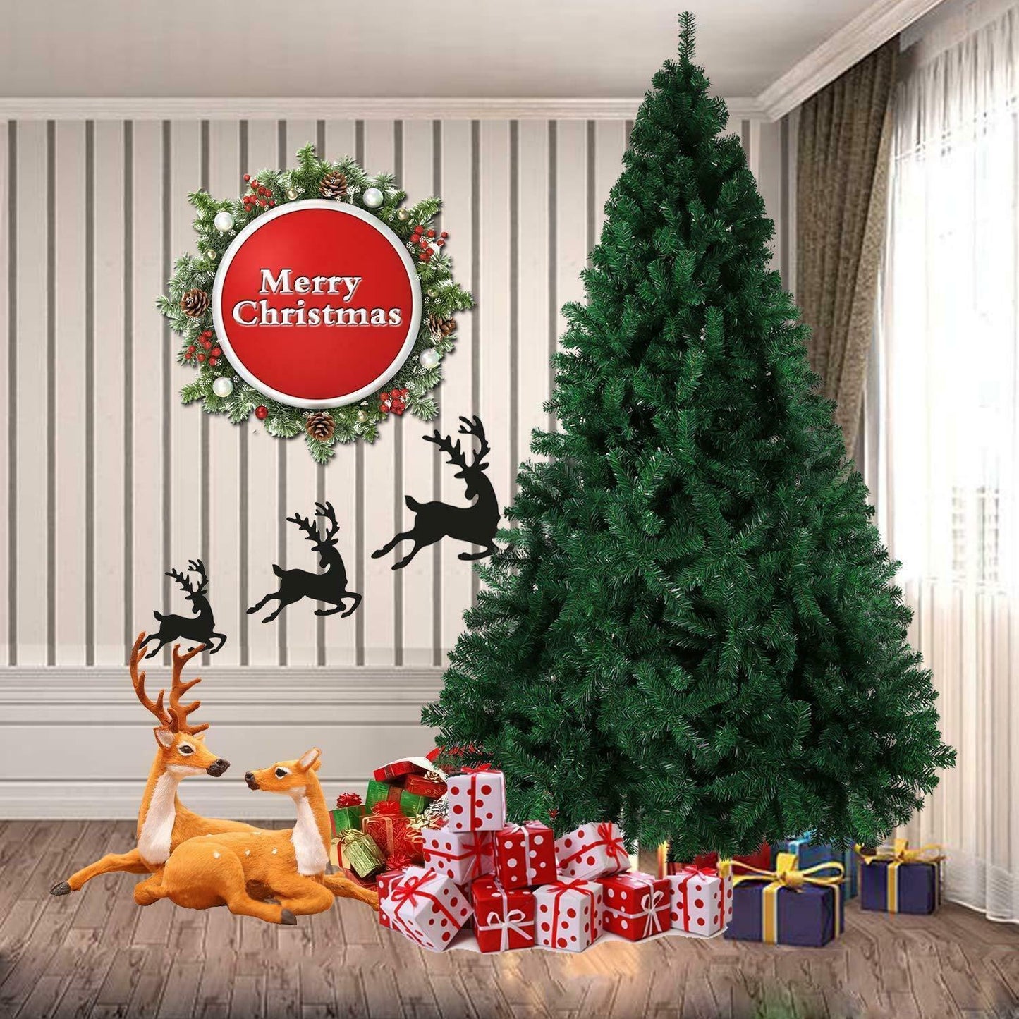 7Ft Alaskan Pine Christmas Tree - Green