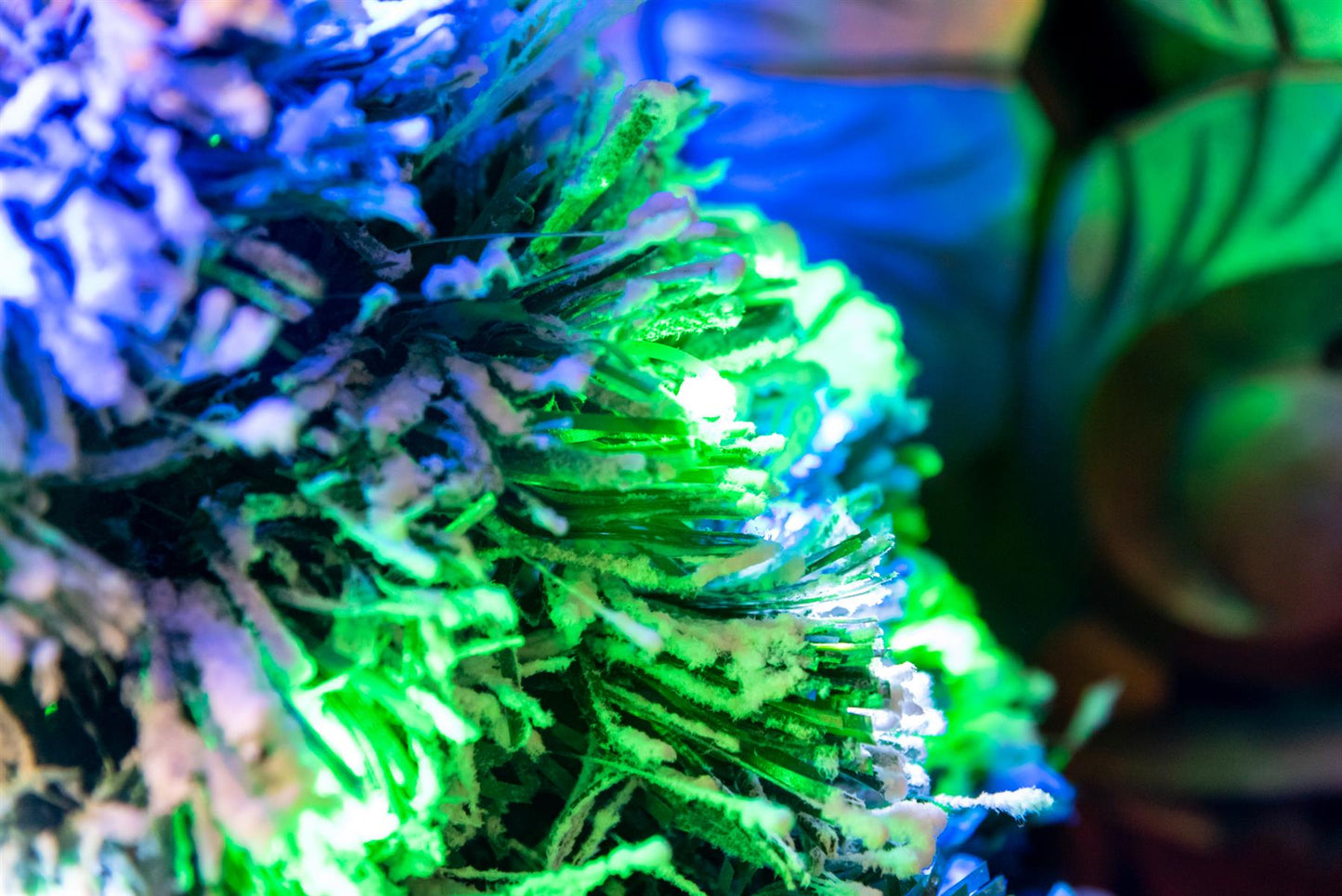2ft Frosted Aurora LED Fibre Optic Tree