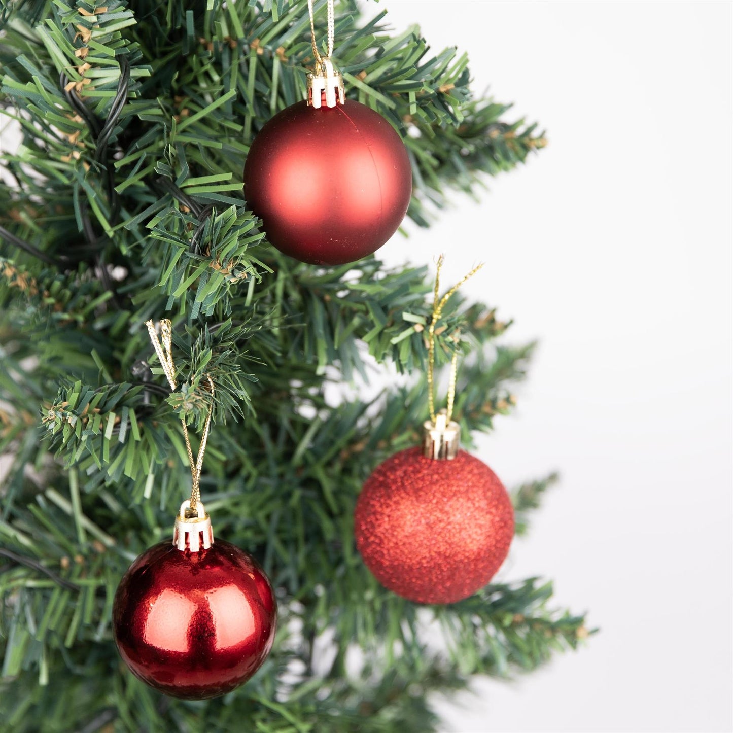Dark Red Baubles 5CM 9PCS