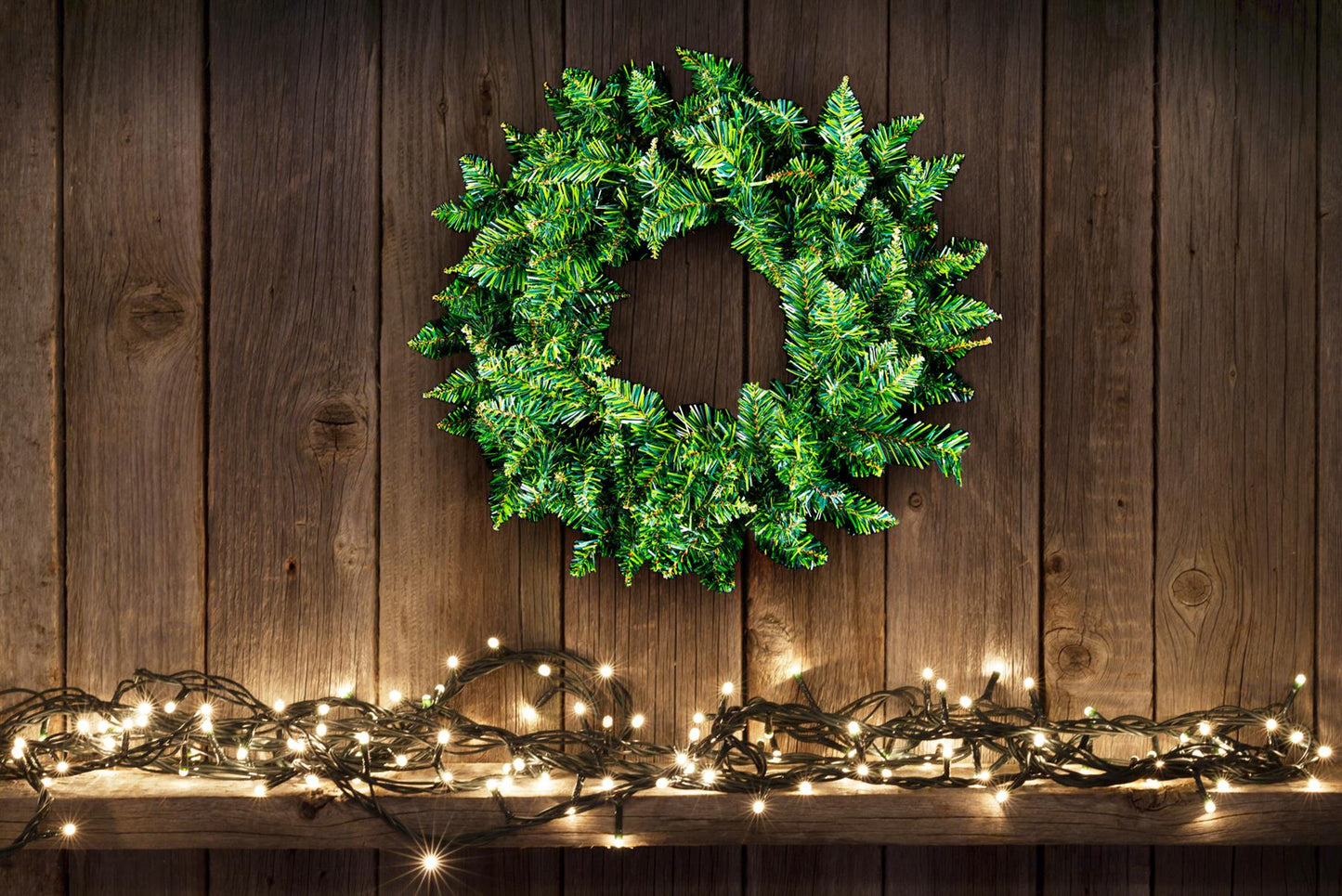 55cm Green Pine Wreath