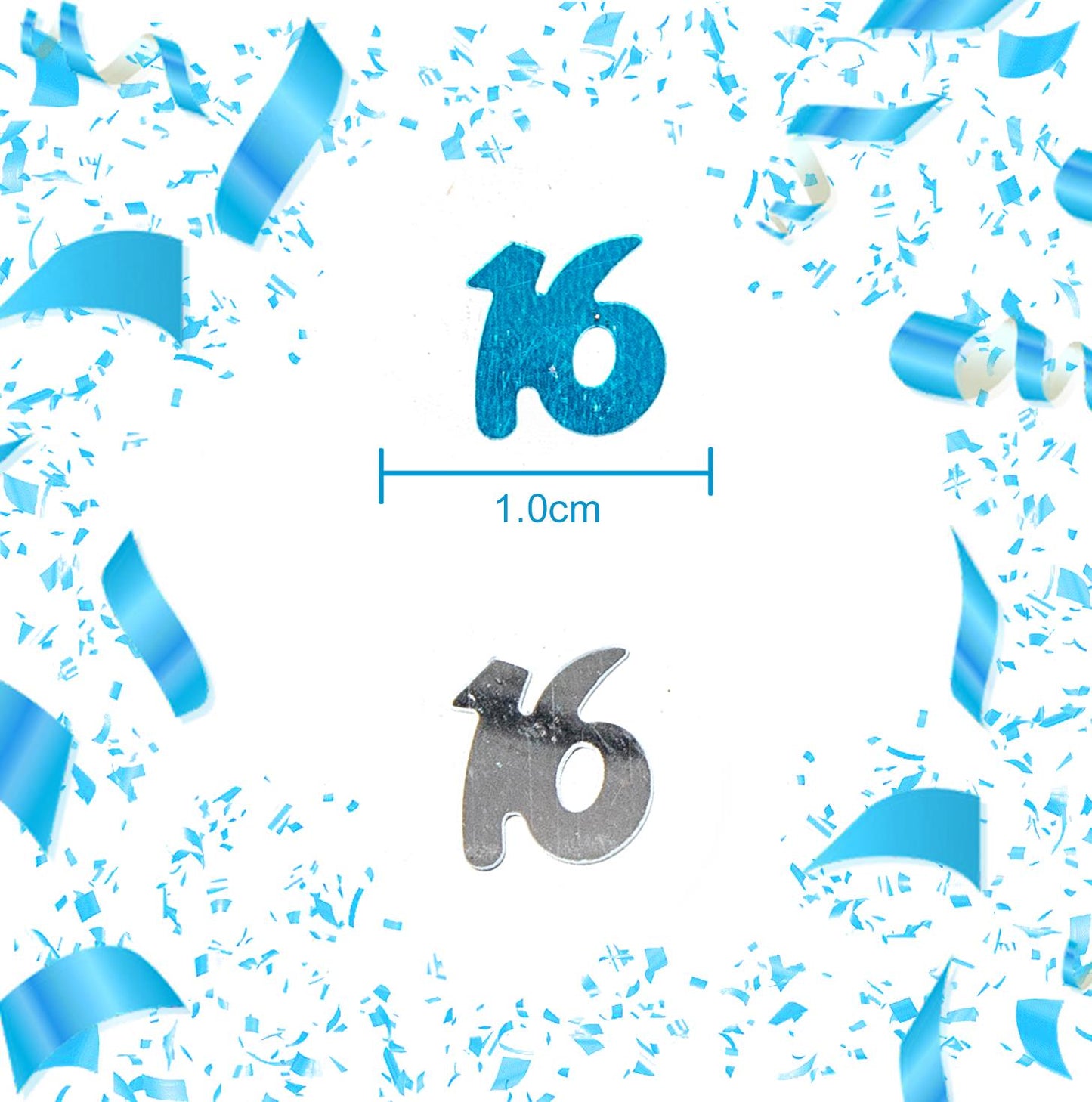 4 x 14g Blue Age 16th Birthday Confetti