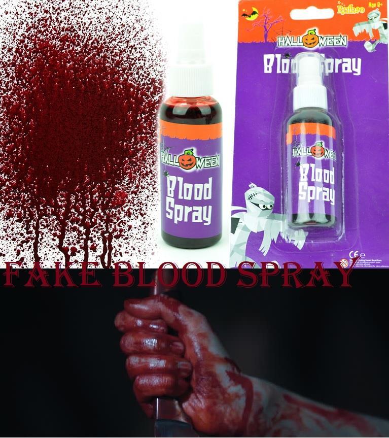 2 Fake Blood Spray Paint