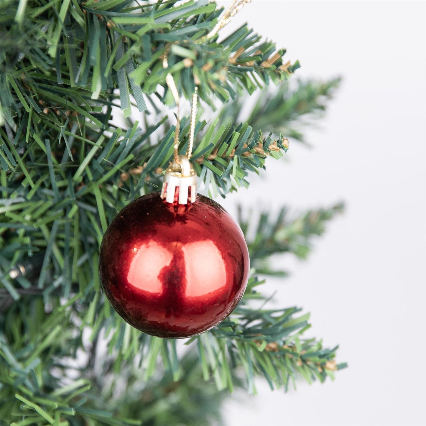 Dark Red Baubles 5CM 9PCS