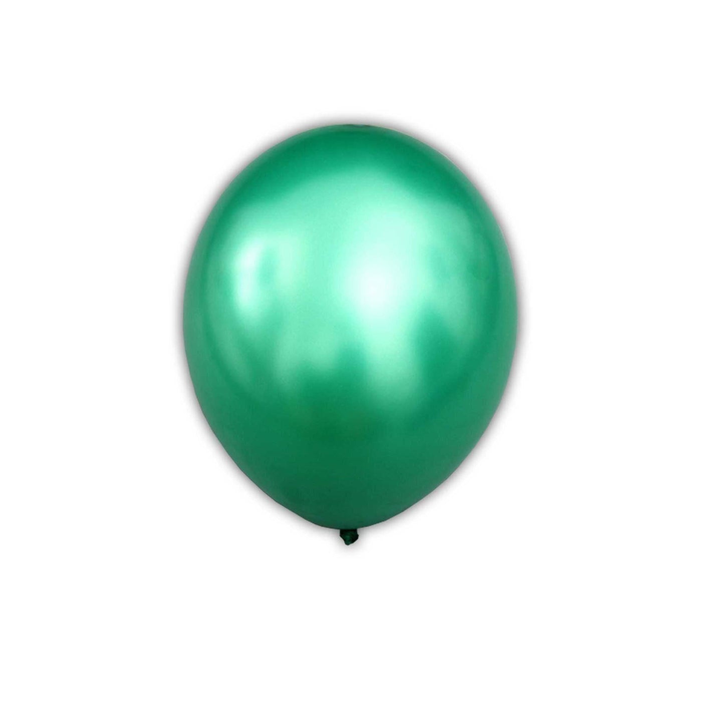 100pcs 12" Metallic Green Latex Balloons
