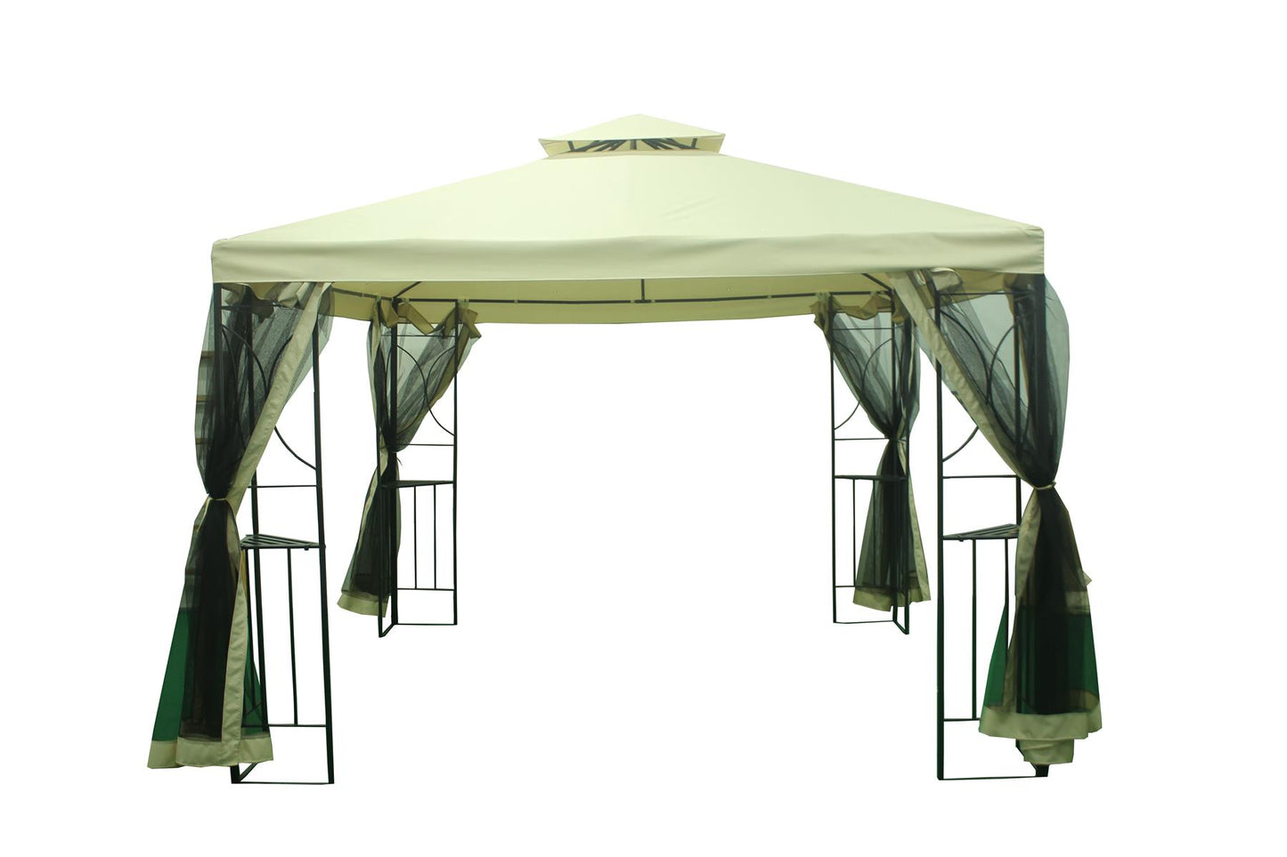 3x3m Powder Coated Steel Gazebo