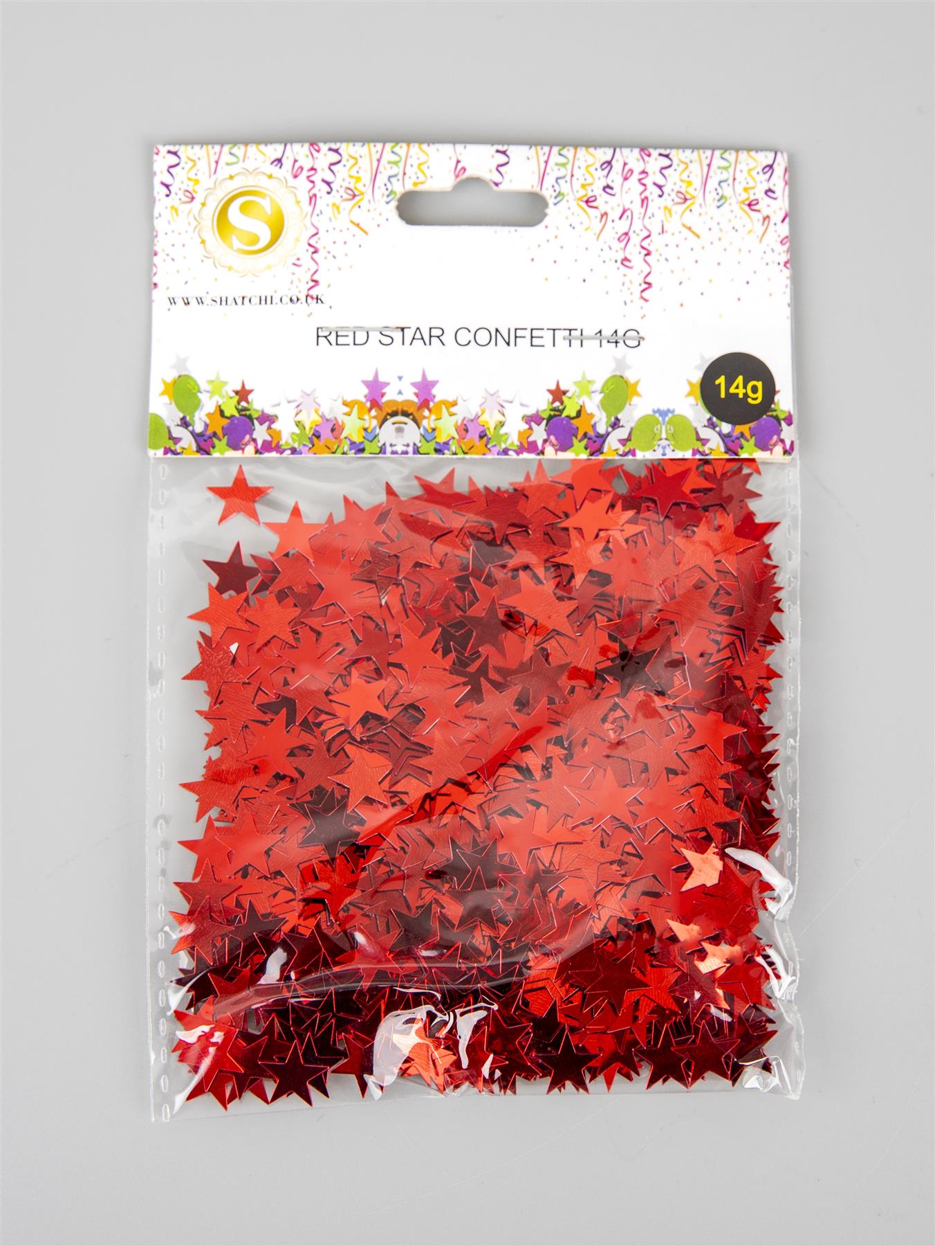Star Confetti Red (14g)