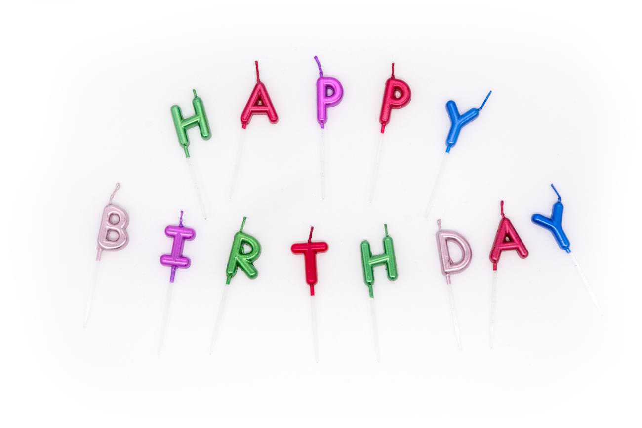 Alphabet Letter Candles