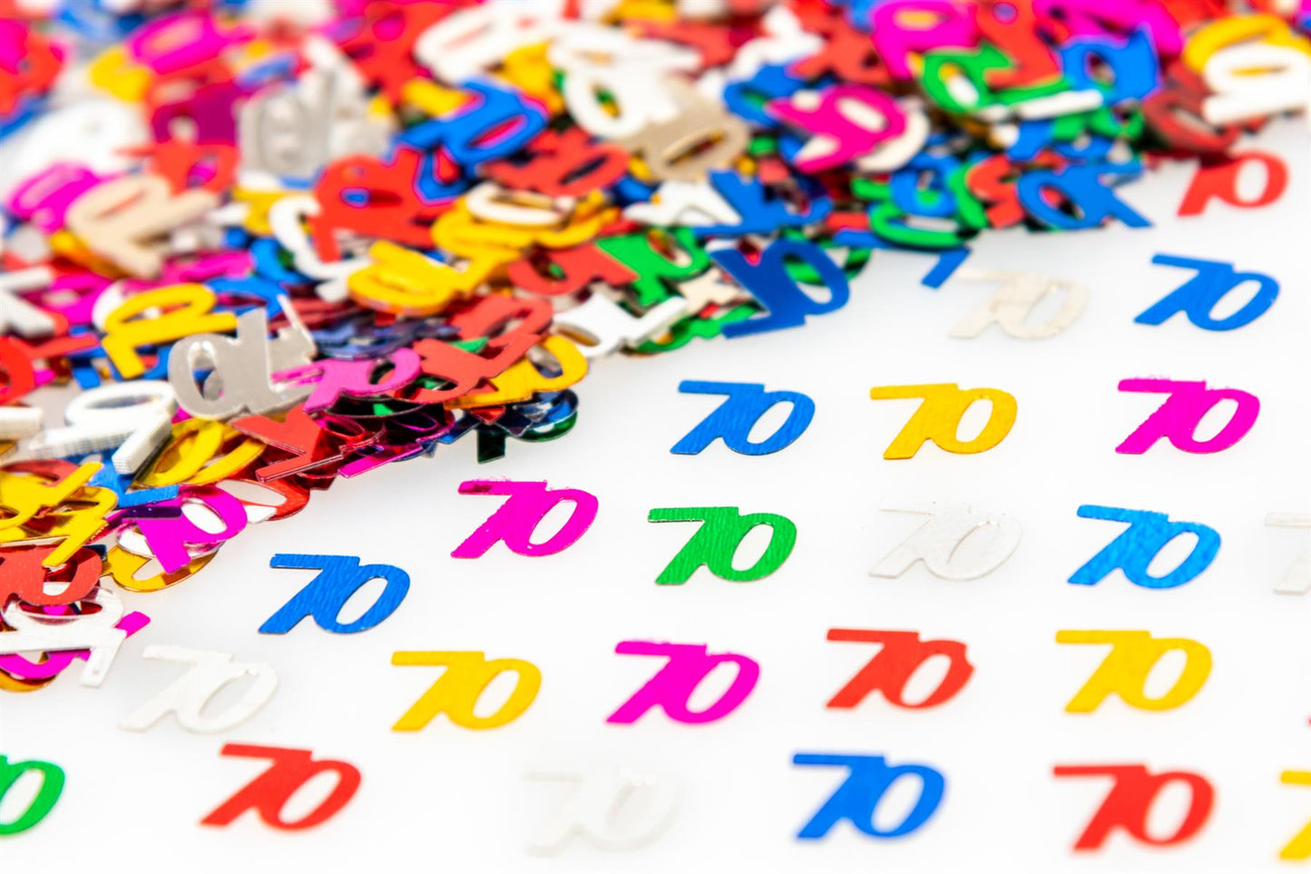 14g 70th Mix Happy Birthday Confetti