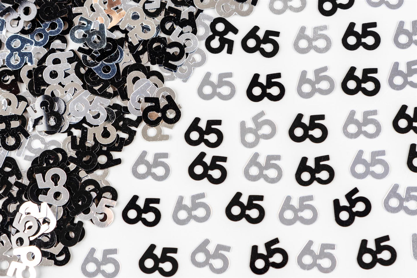 4 packs 65th Confetti