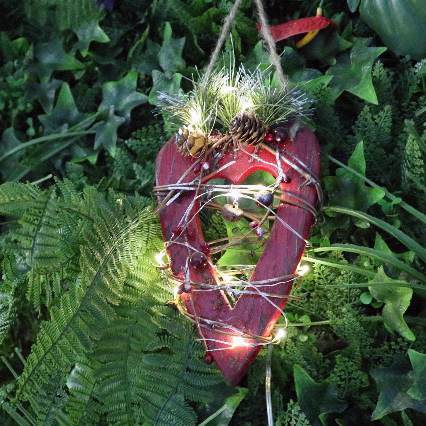 Red Heart LED Decorations