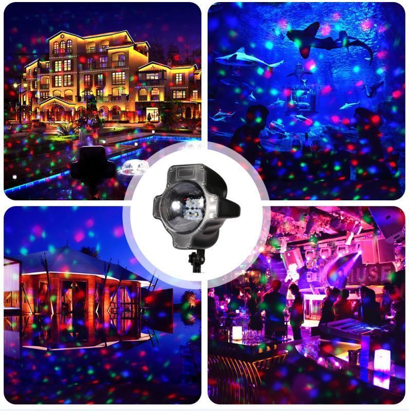 Snowfall LED Projector Light w/ Timer & Remote