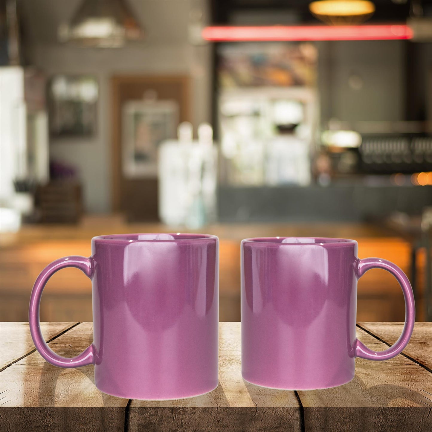 4Pcs Purple Sublimation Mugs 11oz