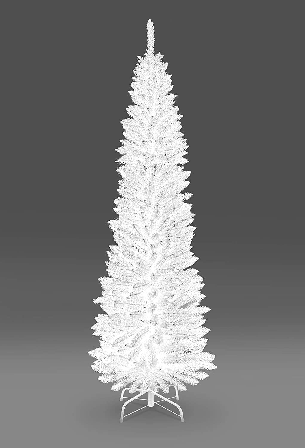 8Ft Pencil Tree White