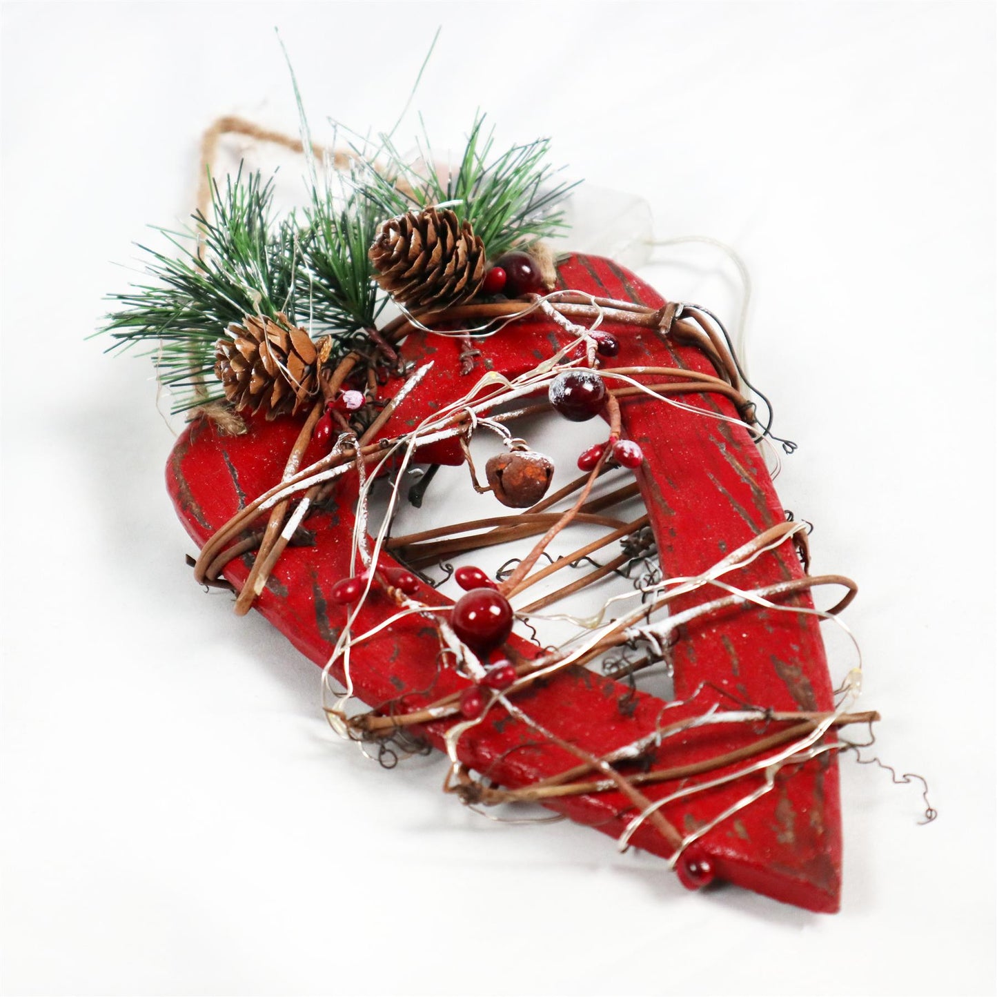 Red Heart LED Decorations