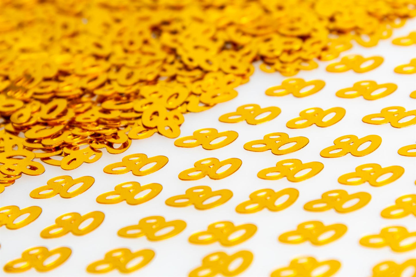 14g Gold 80th Confetti