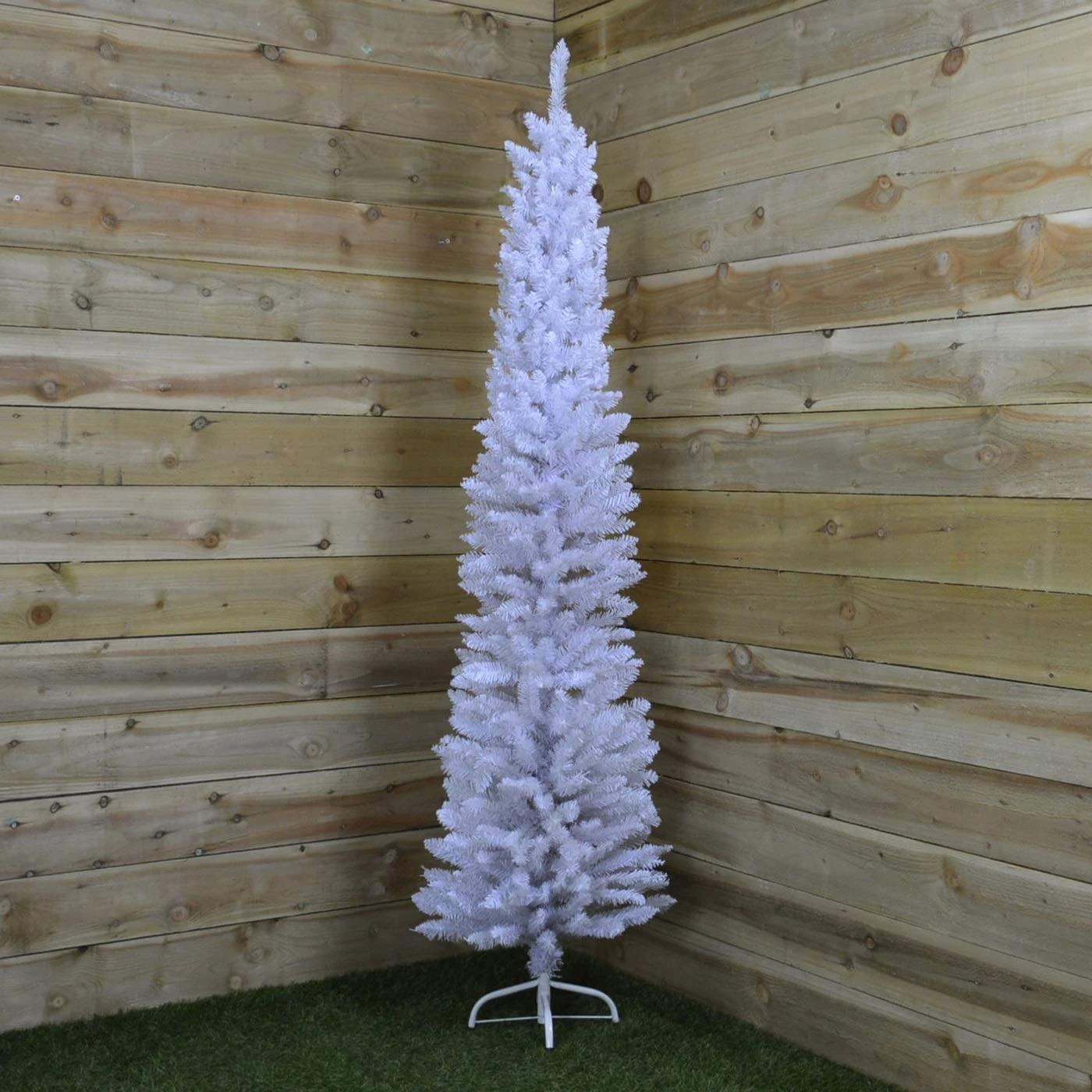 8Ft Pencil Tree White