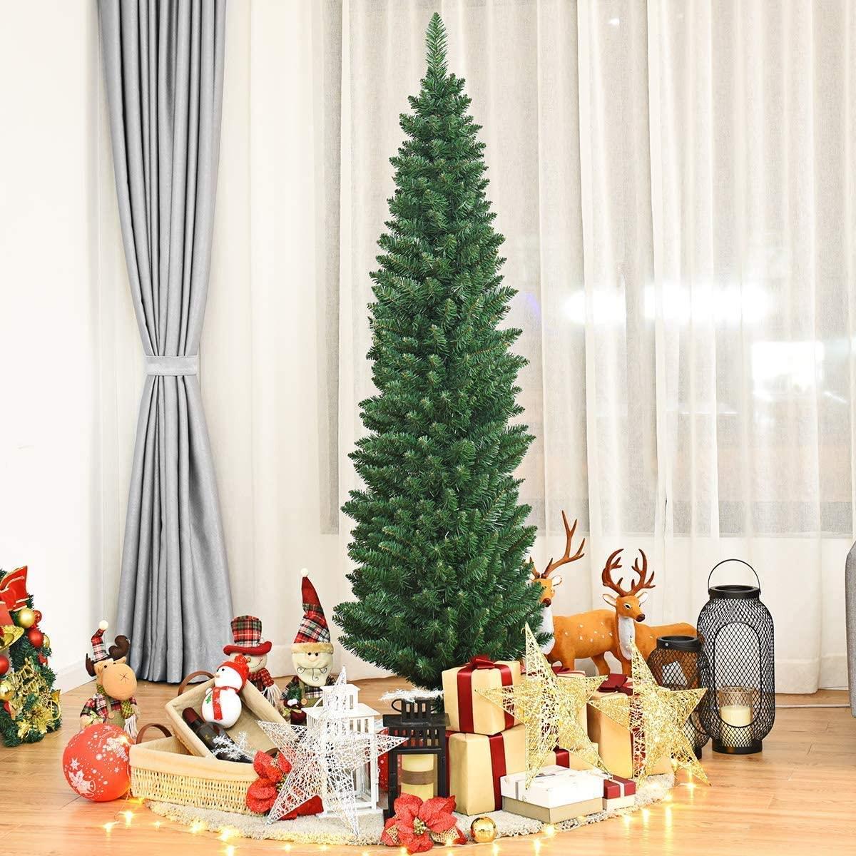 7ft Pencil Green Tree