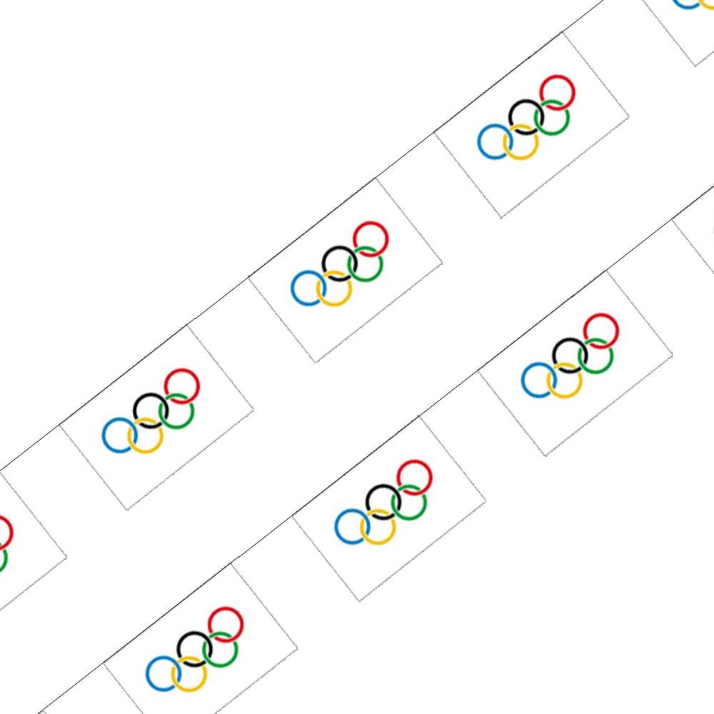 Olympic Rings Bunting Flag, 10m