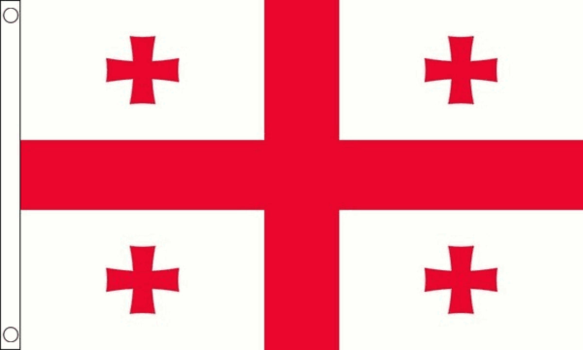 Georgia Flag 5x3ft With Eyelets