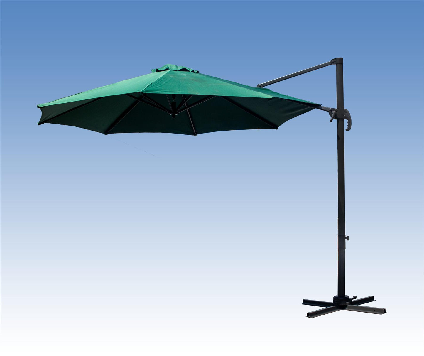 Green Parasol Round Umbrella - 195x32x14cm