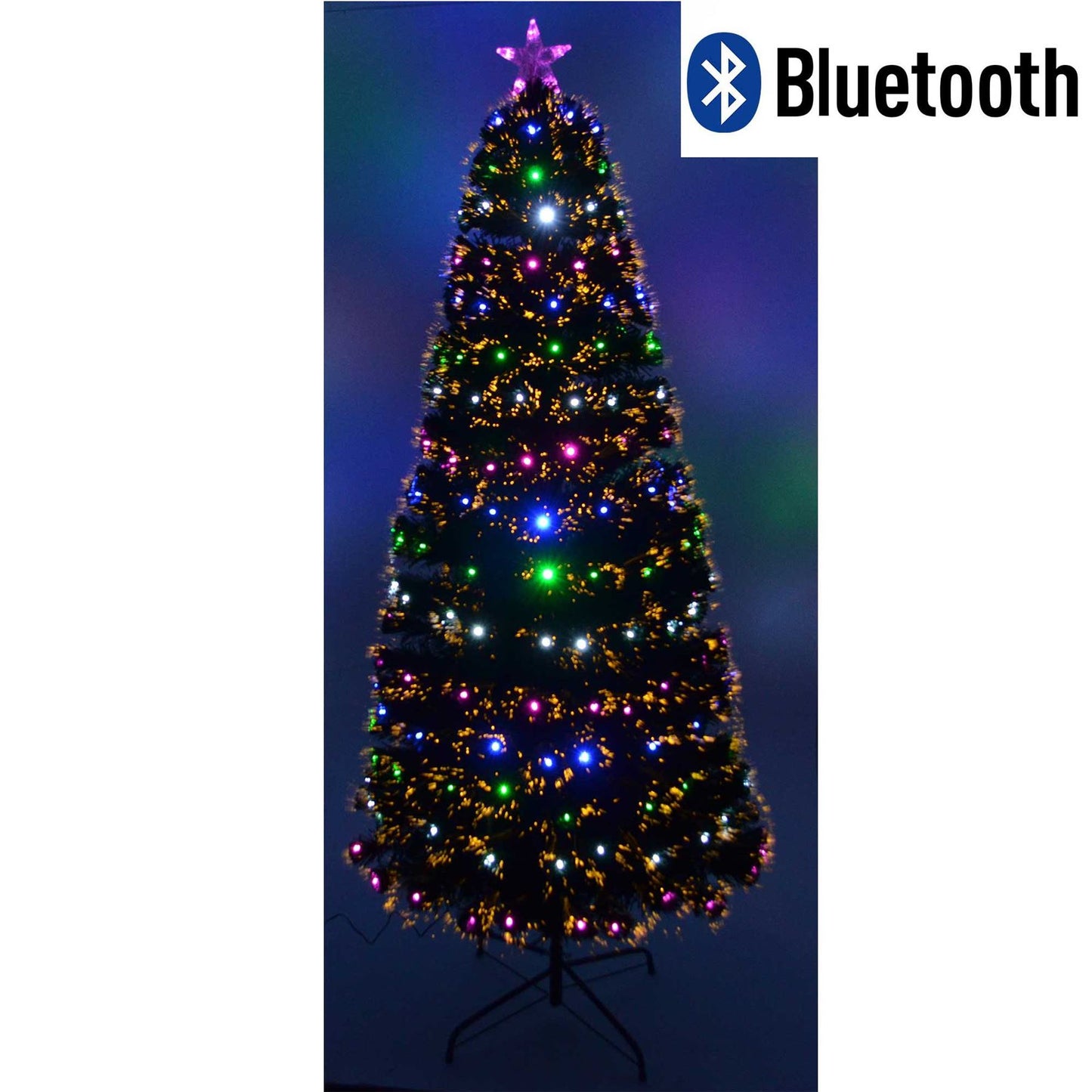4ft Bluetooth LED Fibre Optic Tree