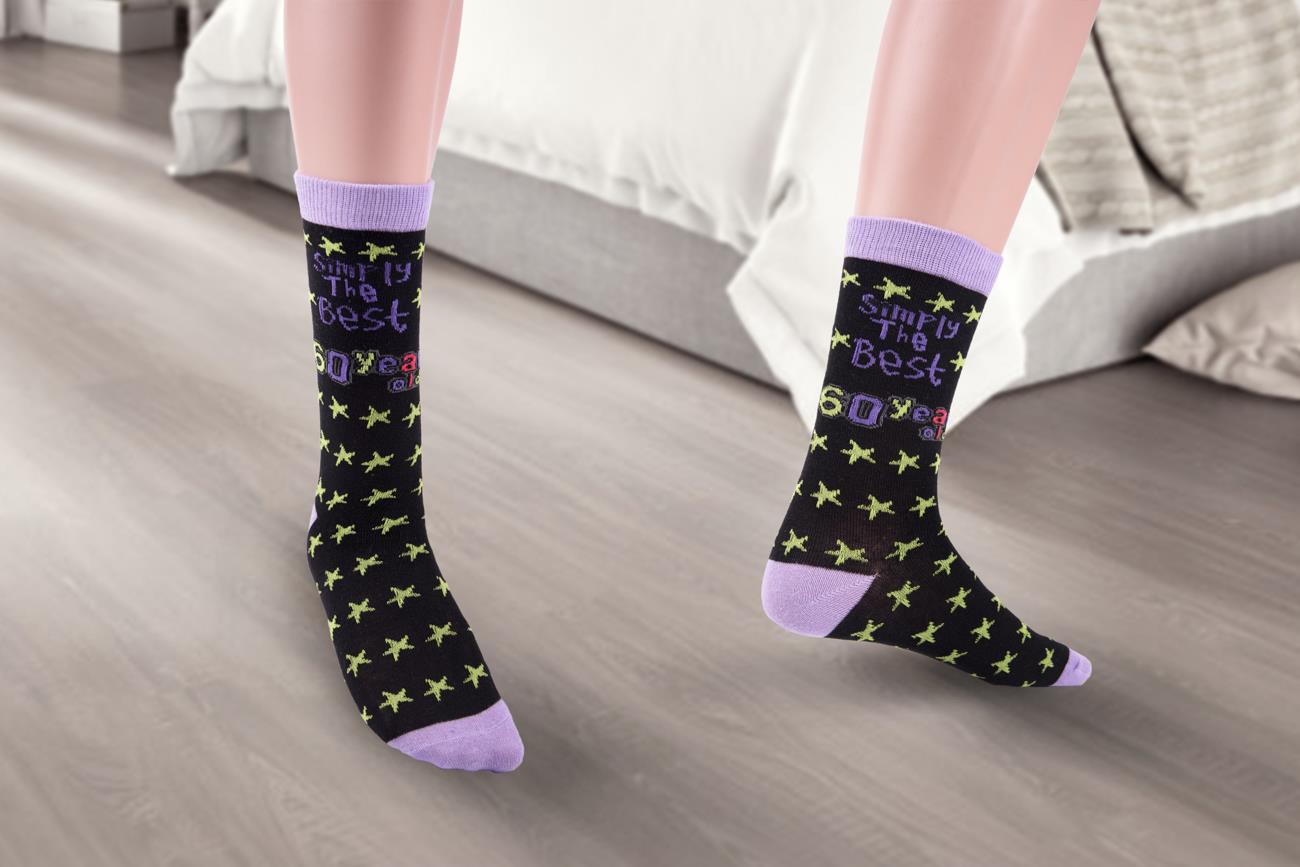 60th Birthday Socks -