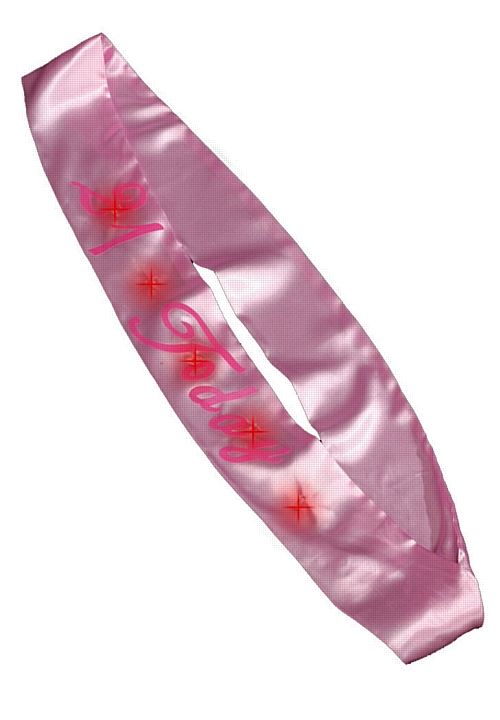Pink LED 21st Birthday Sash