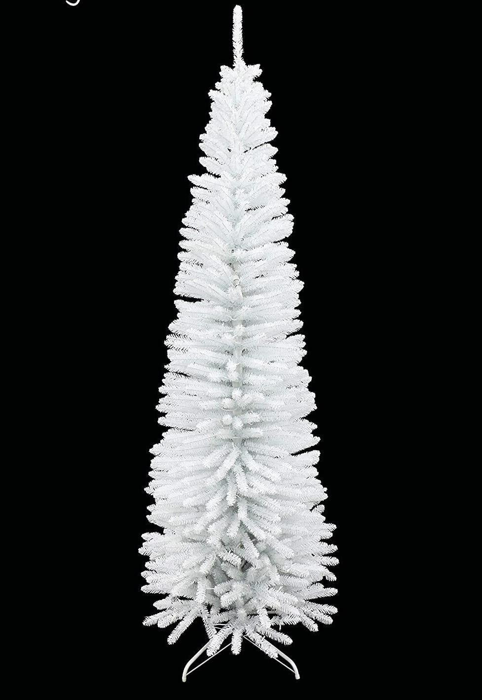 8Ft Pencil Tree White