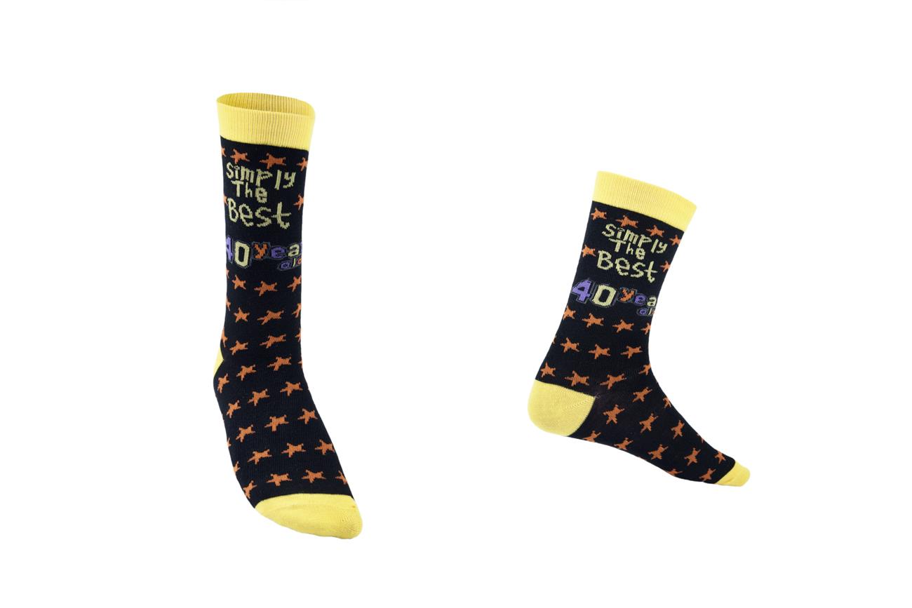 Simply The Best 40 Year Old Socks