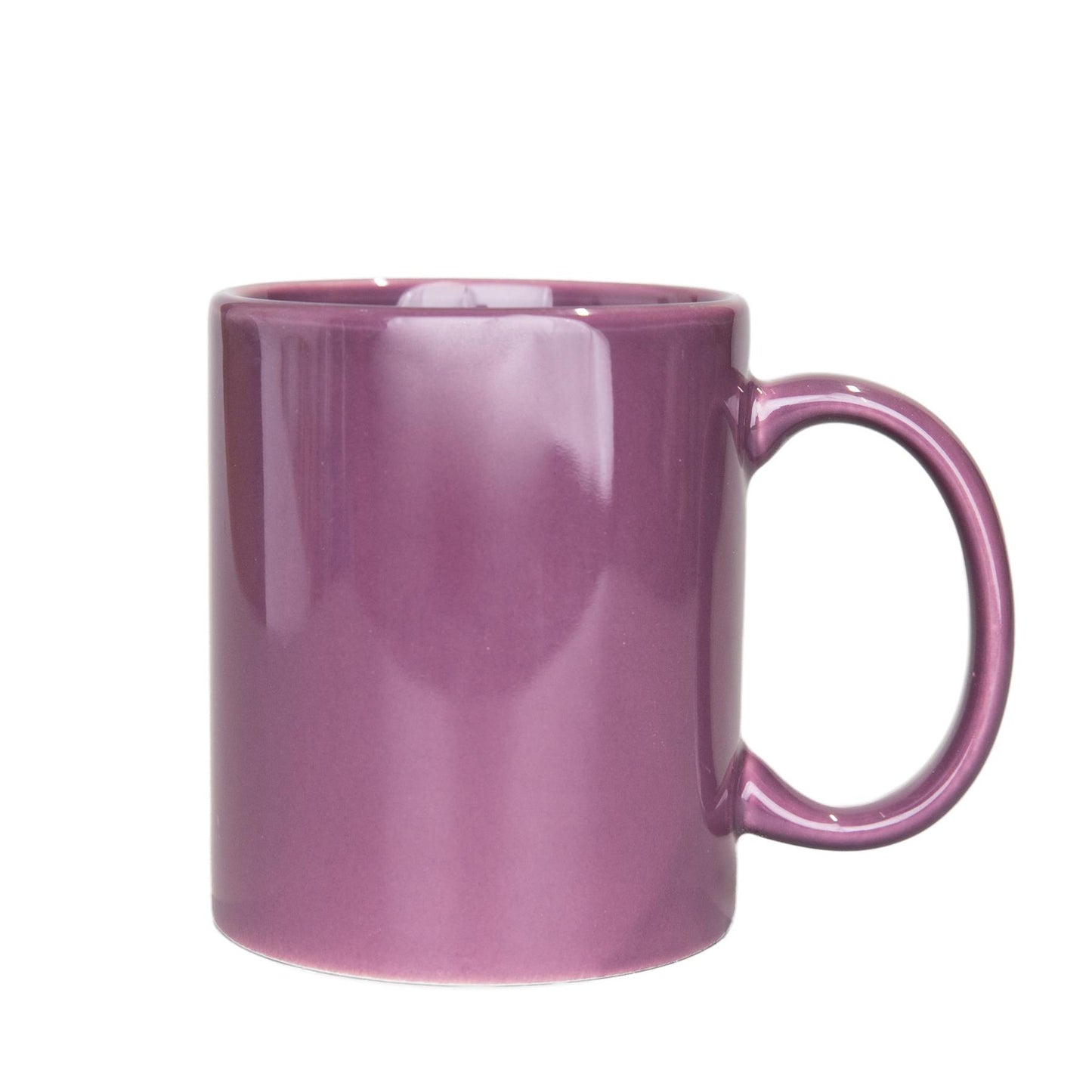 4Pcs Purple and White 2 Tone Sublimation Mugs 11oz (2pcs Each)