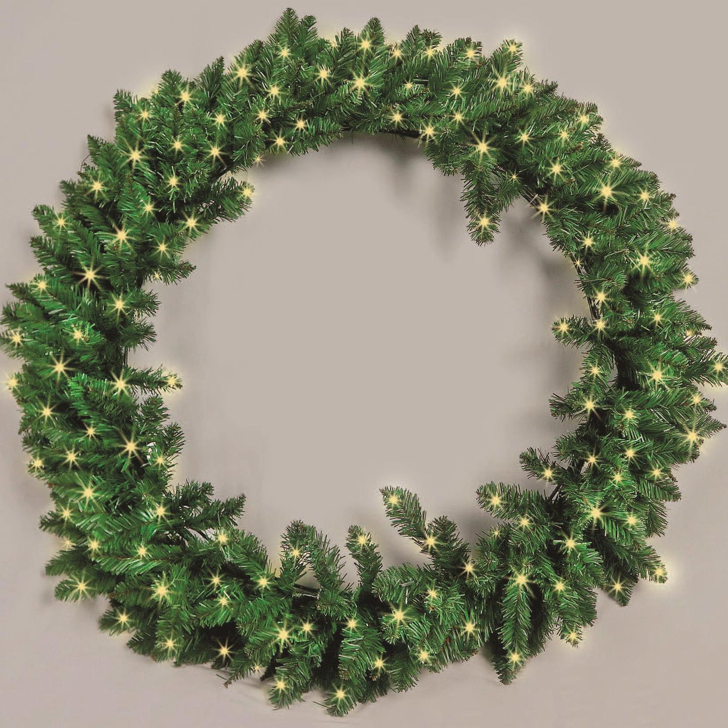100cm Pre-Lit Green Imperial Wreath - 150 LEDs