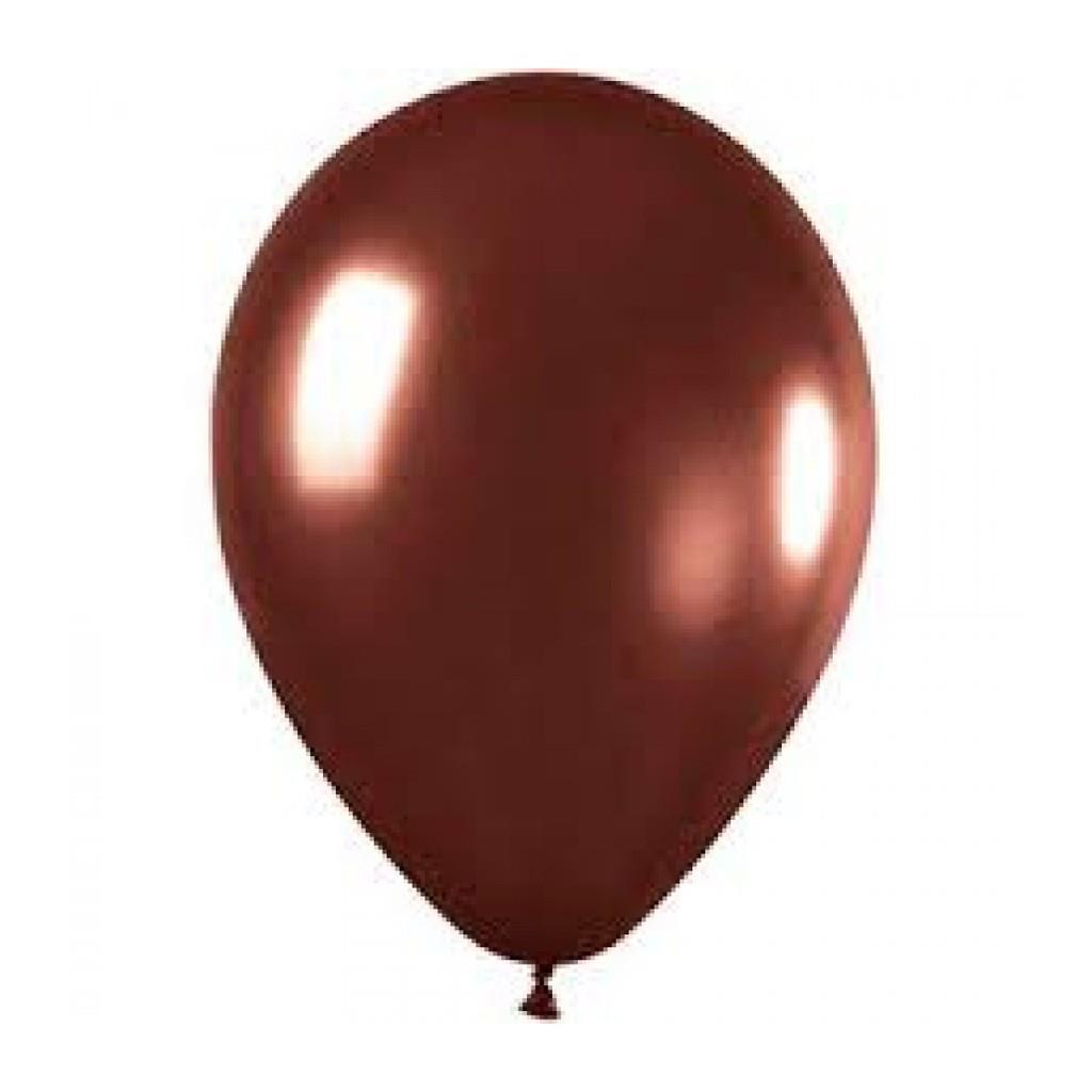 100 Dark Brown Balloons - 12"