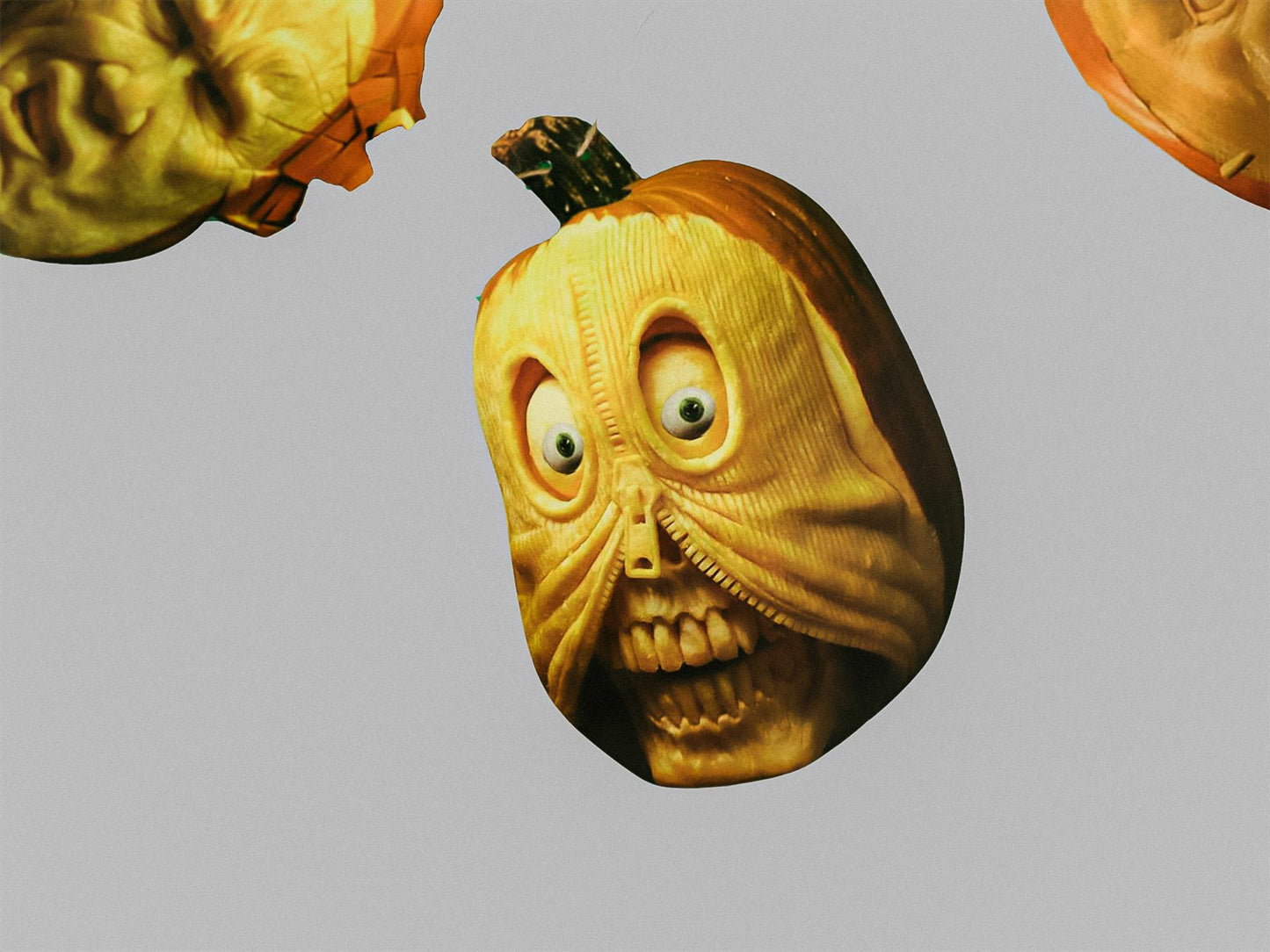 Halloween Bunting - 12ft Pumpkin Face Banner