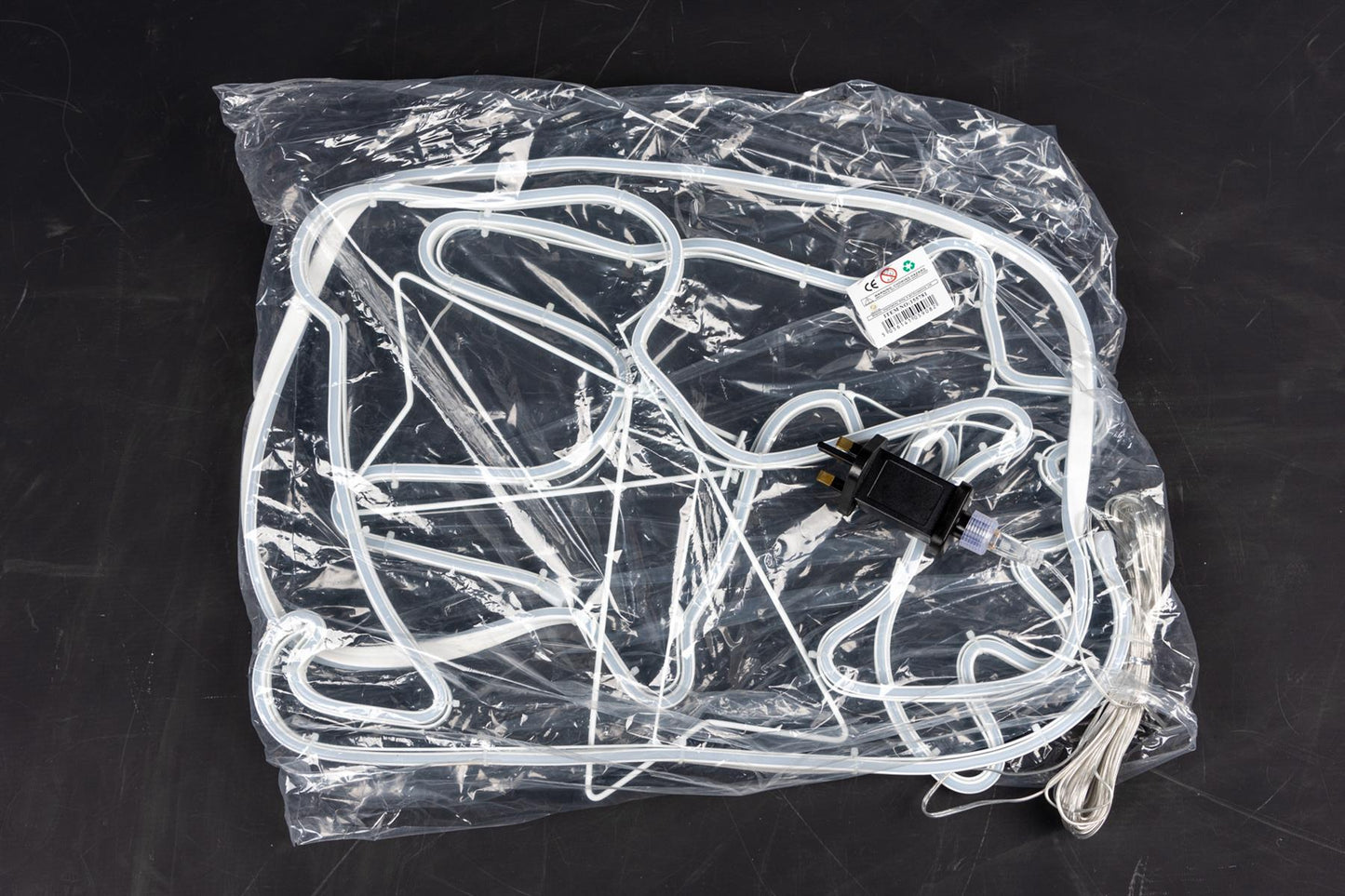 Reindeer and Sleigh Rope Light Silhouette - Warm White, Reindeer 30x40cm, Sleigh 30x45cm