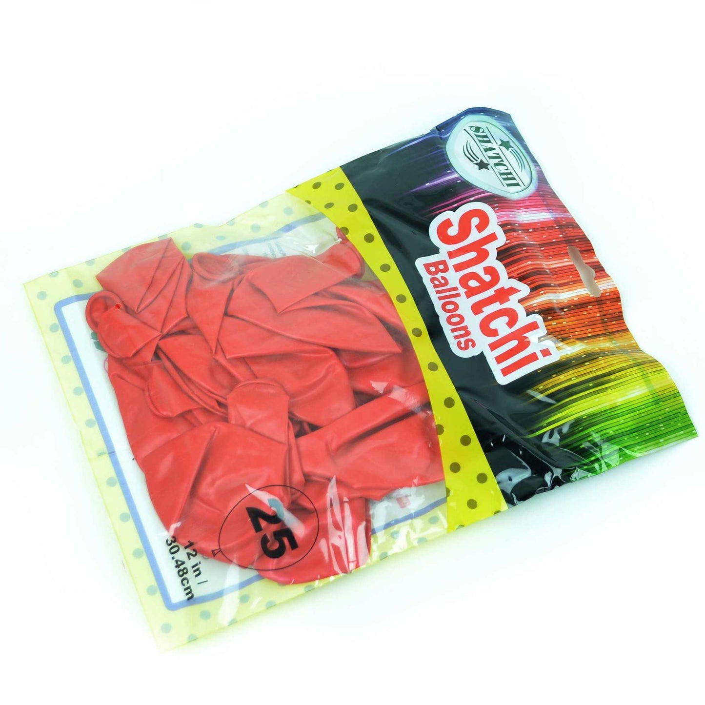 25pcs 12" Metallic Red Balloons