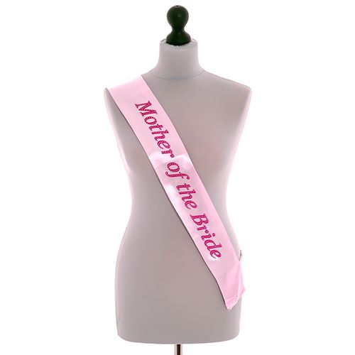 18 x Pink Mother of the Bride Sash