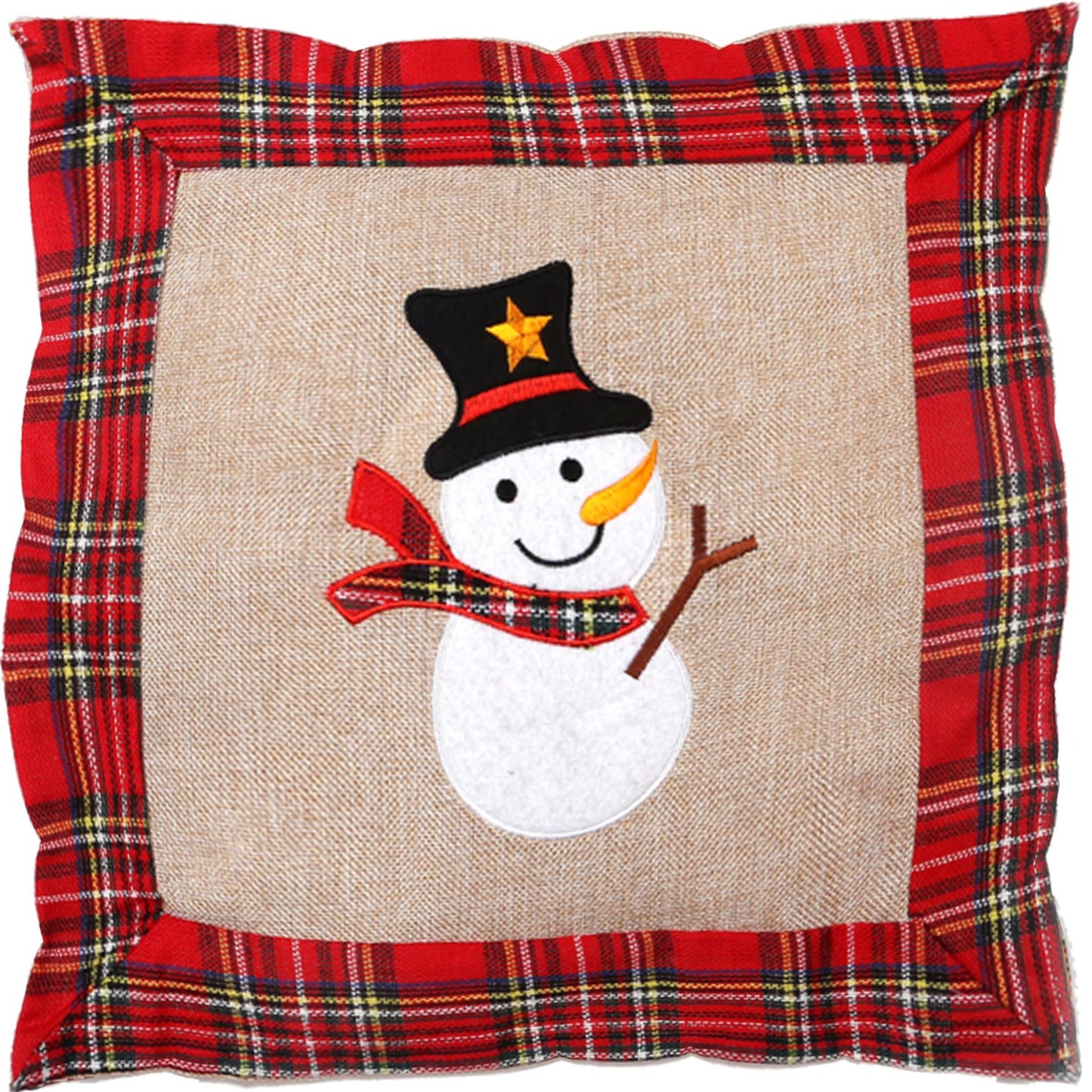 4x Christmas Pillow Covers - 40x40cm Each
