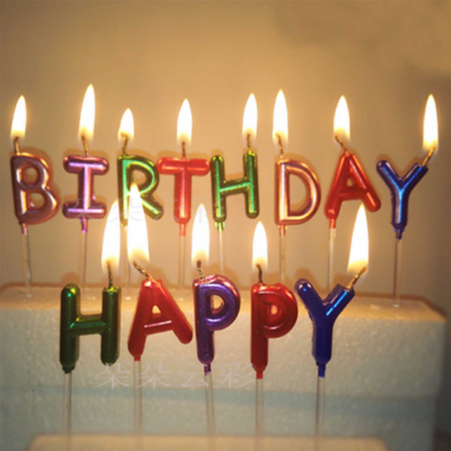 Alphabet Letter Candles