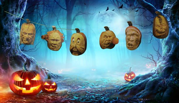 Halloween Bunting - 12ft Pumpkin Face Banner